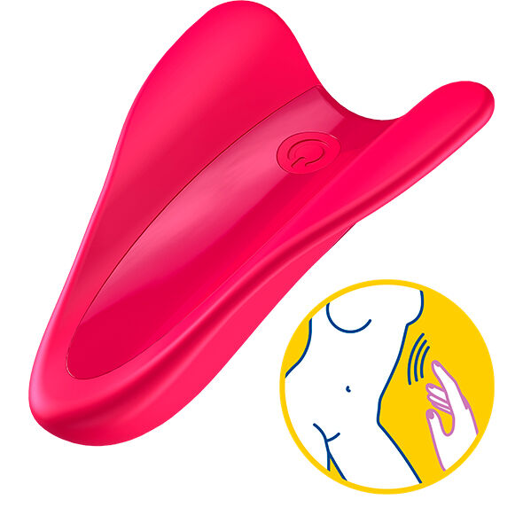 SATISFYER - HIGH FLY VIBRADOR DEDAL FUCHSIA - Imagen 3