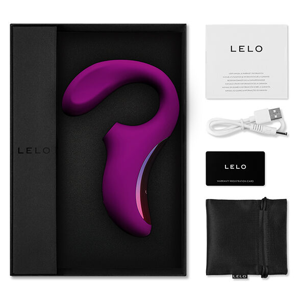 LELO - ENIGMA DOUBLE ASPIRATION STIMULATION MASSEUR ROSE PROFONDE – Image 3