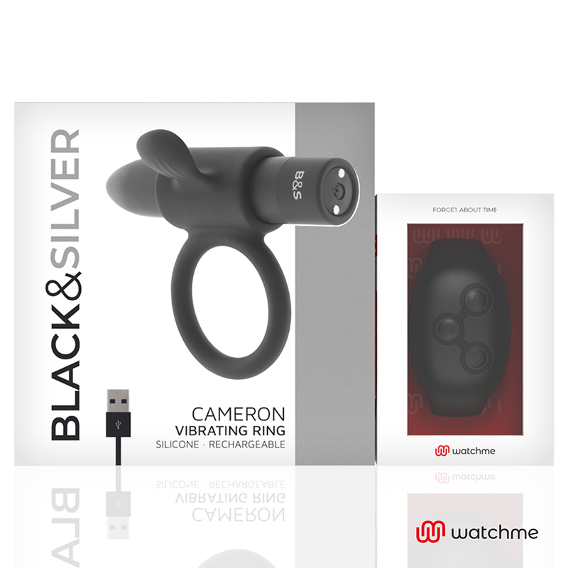 BLACK&SILVER - COCKRING À TÉLÉCOMMANDE CAMERON WATCHME – Image 3