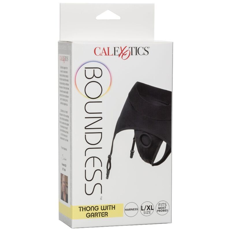 CALEXOTICS - PERIZOMA SENZA LIMITAZIONE CON GIARRETTIERA L/XL - immagine 2