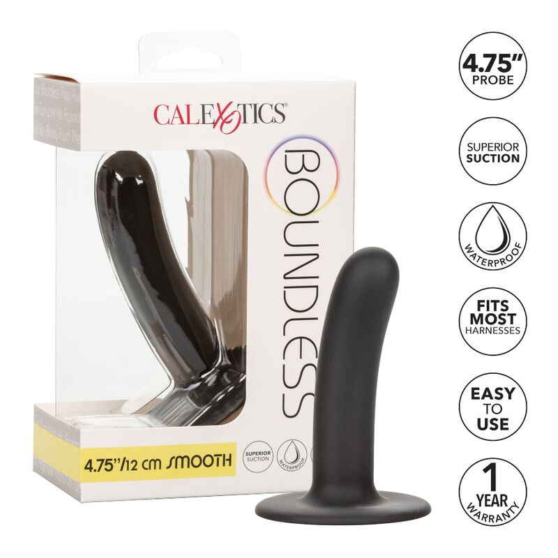 CALEXOTICS - BOUNDLESS DILDO 12 CM GURT KOMPATIBEL GLATT – Bild 3
