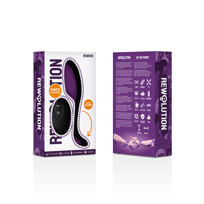 REWOLUTION - REWOVO HUEVO VIBRADOR CONTROL REMOTO - Imagen 8