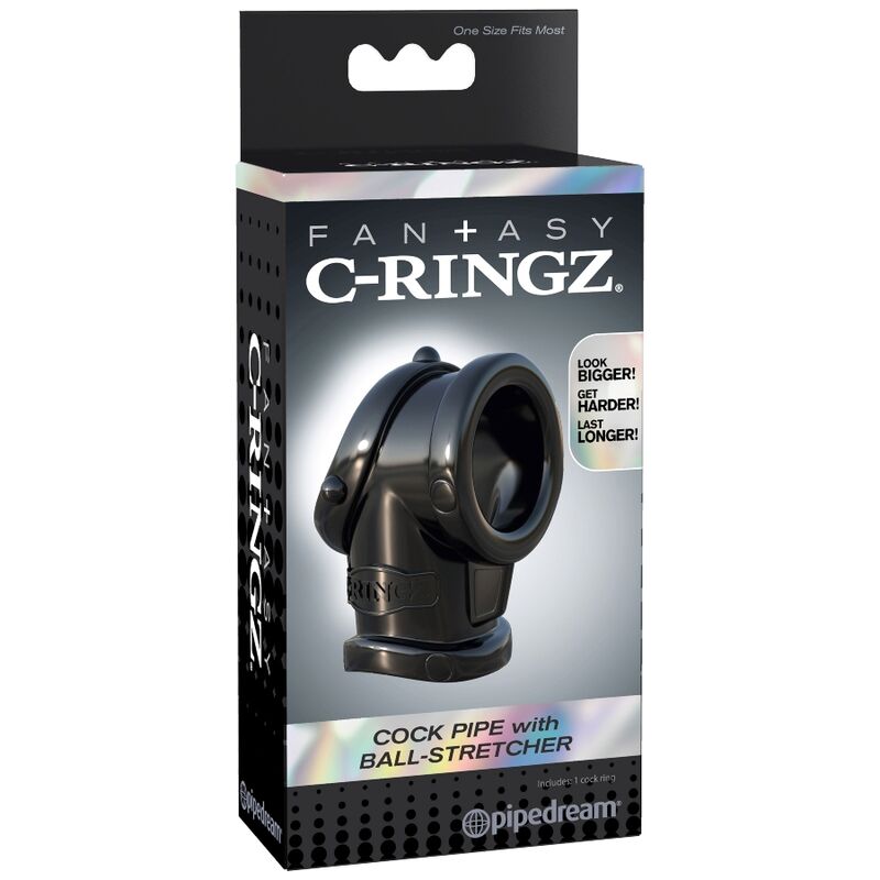FANTASY C-RINGZ - COCK PIPE WITH BALL STRECH - Imagen 4