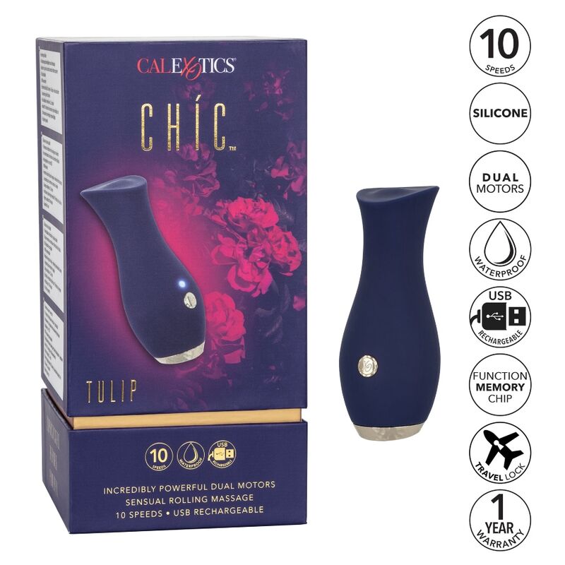 CALEXOTICS - MASSEUR CHIC TULIPE BLEU – Image 7