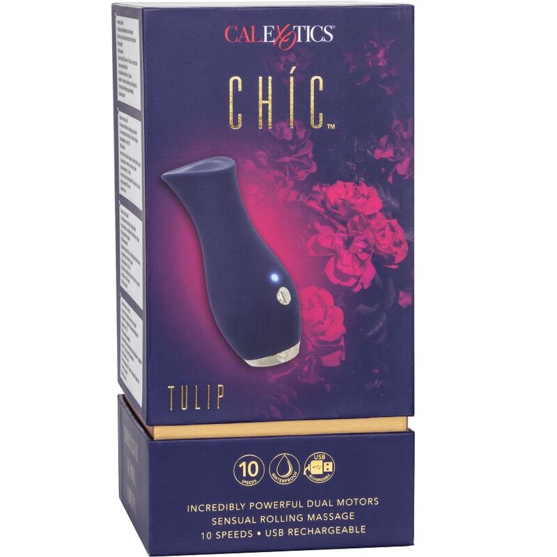 CALEXOTICS - MASSEUR CHIC TULIPE BLEU – Image 2