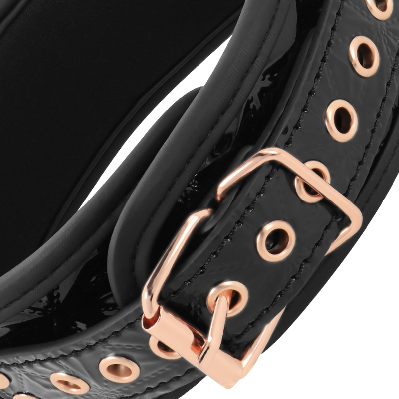 BEGME - BLACK EDITION PREMIUM VEGANER LEDERHALSBAND – Bild 5