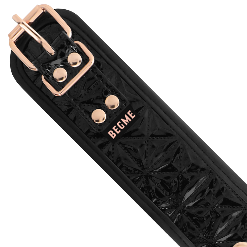 BEGME - BLACK EDITION PREMIUM VEGANER LEDERHALSBAND – Bild 6