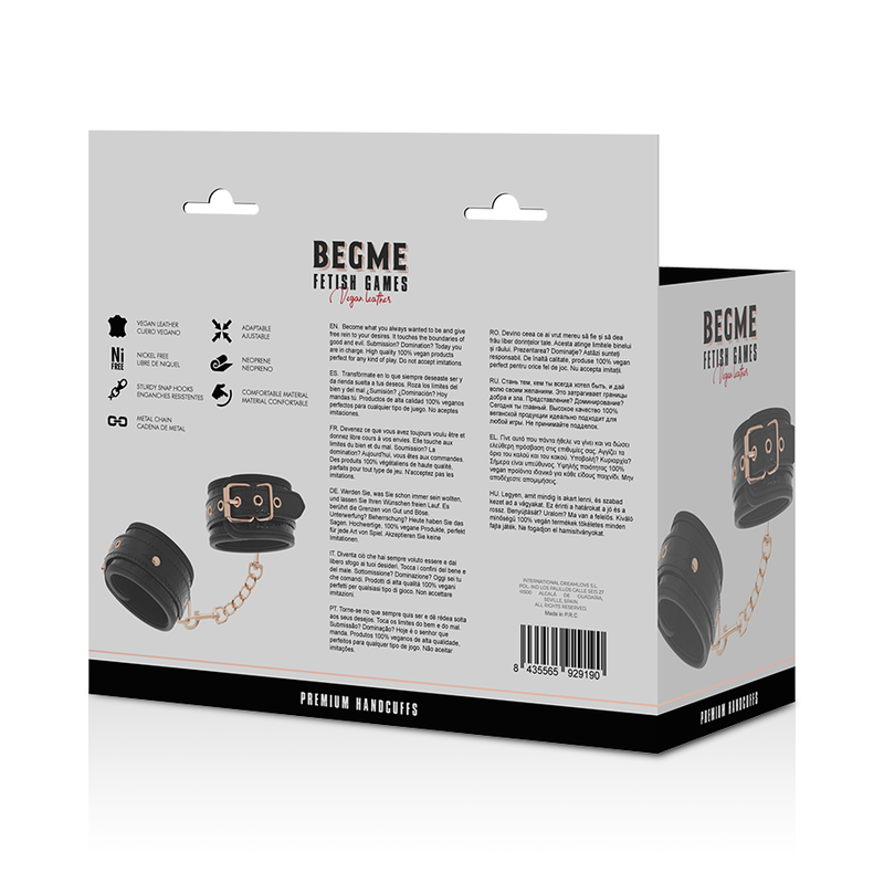 BEGME - BLACK EDITION PREMIUM HANDSCHELLEN – Bild 2