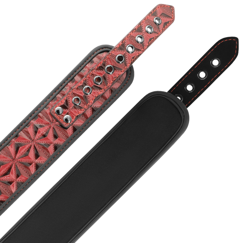 BEGME - COLAR EDIO VERMELHA COM BRAADEIRAS COM FORRO DE NEOPRENE - Image 2