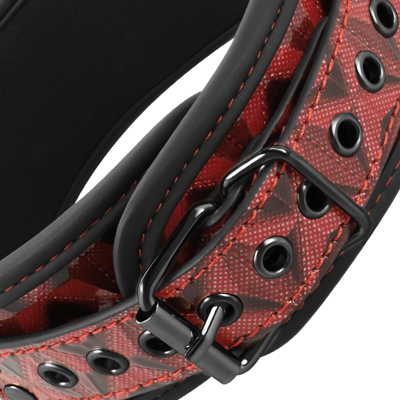 BEGME - COLAR EDIO VERMELHA COM BRAADEIRAS COM FORRO DE NEOPRENE - Image 3