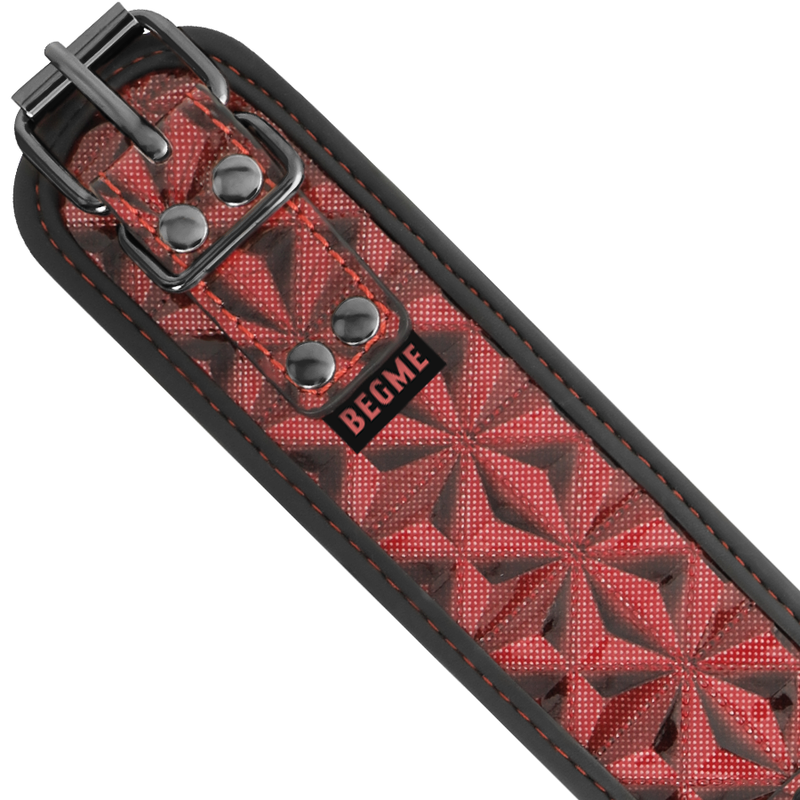 BEGME - COLAR EDIO VERMELHA COM BRAADEIRAS COM FORRO DE NEOPRENE - Image 4