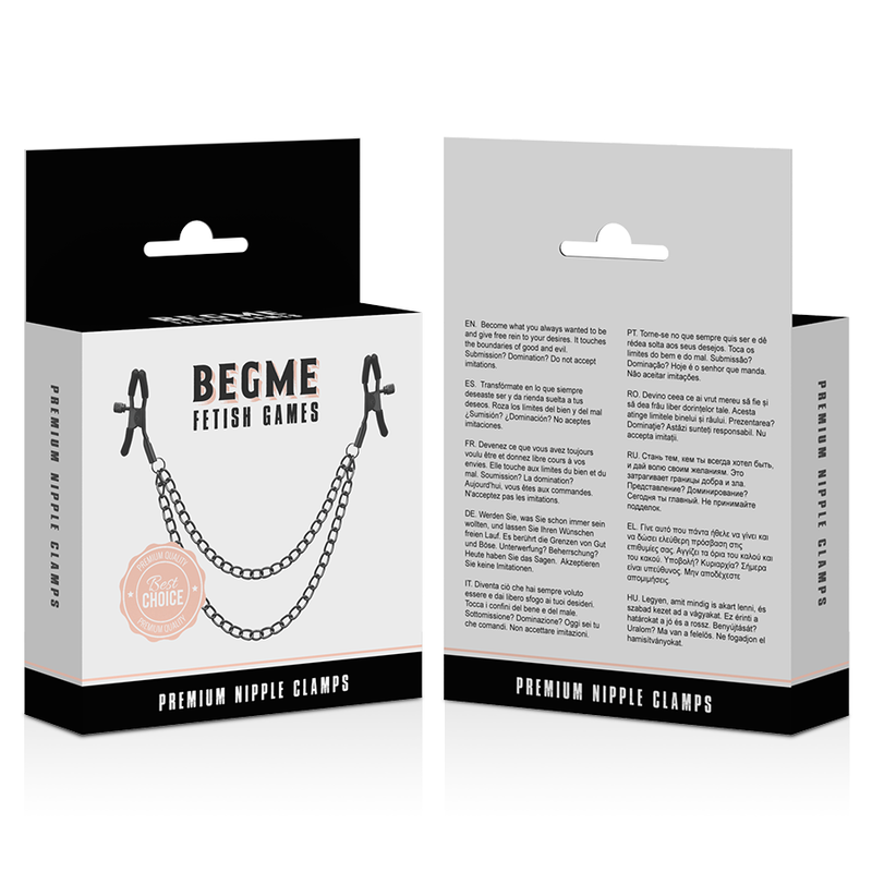BEGME - RED EDITION NIPPLE CLIPS WITH CHAIN - Image 4