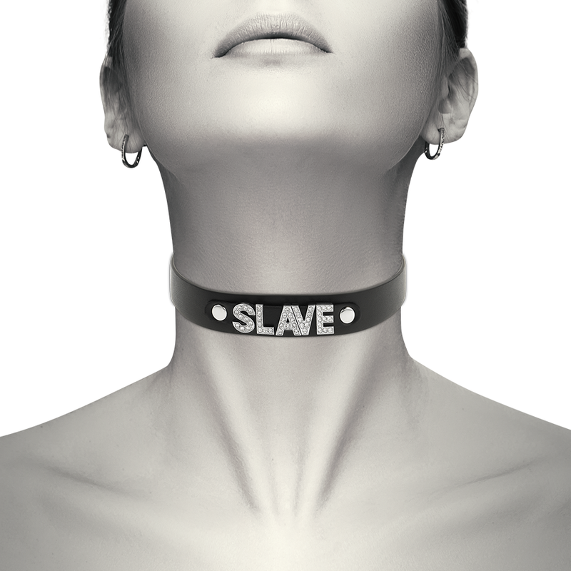 COQUETTE CHIC DESIRE - SKLAVEN-HALSBAND AUS VEGANEM LEDER – Bild 6