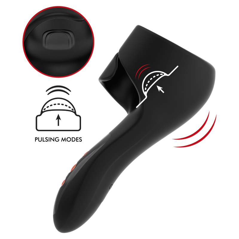 JAMYJOB - PULSAR MASTURBADOR VIBRADOR AJUSTABLE CON GOLPETEO EN GLANDE - Imagen 4