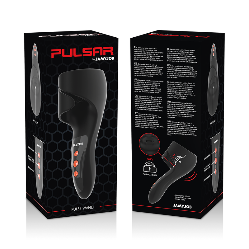 JAMYJOB - PULSAR MASTURBADOR VIBRADOR AJUSTABLE CON GOLPETEO EN GLANDE - Imagen 8