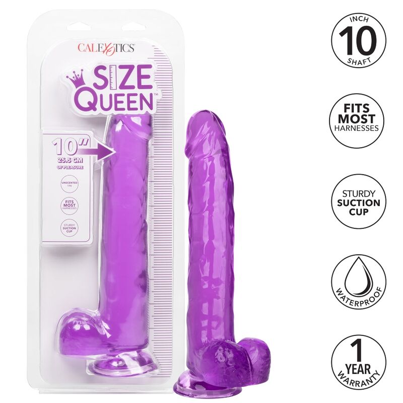 CALEXOTICS - SIZE QUEEN DILDO PURPLE 25.5 CM - Image 7