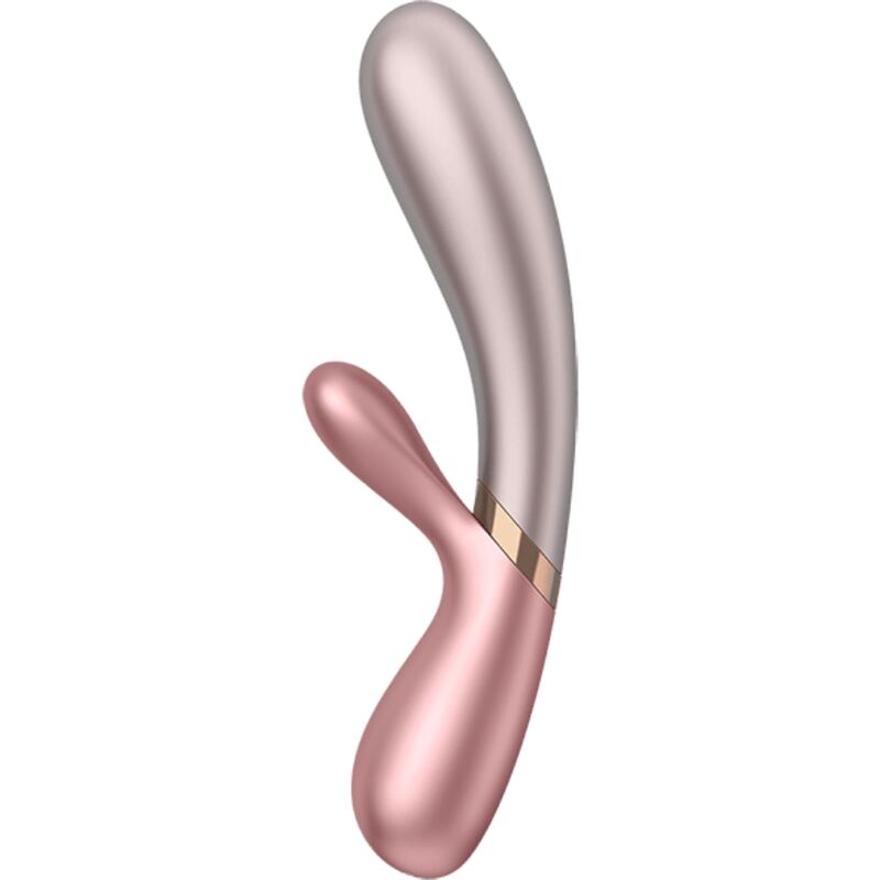 SATISFYER - VIBRATEUR HOT LOVER ROSE & BEIGE – Image 2