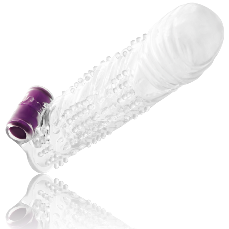 OHMAMA - GUAINA STRUTTURATA PER IL PENE CON PROIETTILE VIBRANTE - immagine 2
