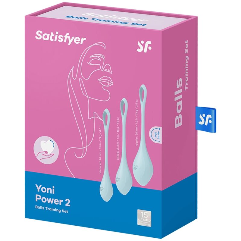 SATISFYER - YONI POWER 2 TRAININGSSET BLAU – Bild 3