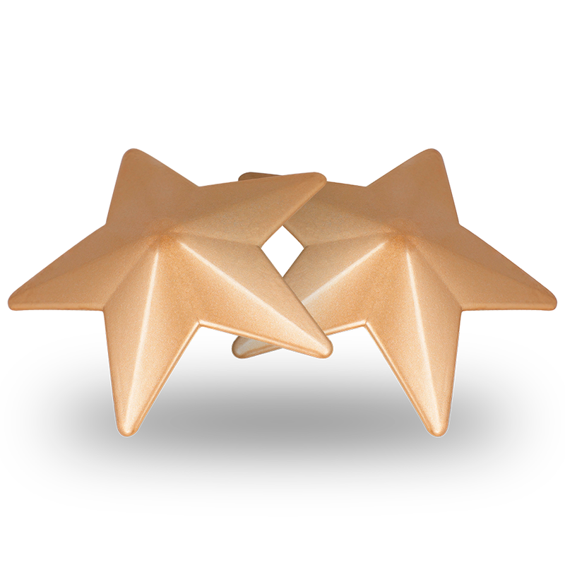 COQUETTE CHIC DESIRE - NIPPLE COVERS GOLDEN STARS - Image 3