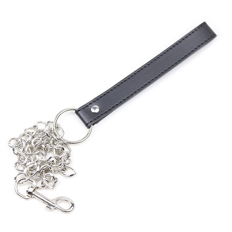 OHMAMA FETISH - COLLANA DI SOTTOMISSIONE CON 3 ANELLI - immagine 3