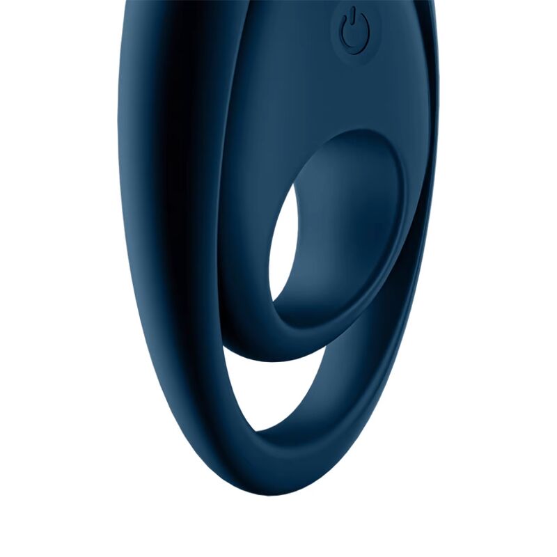 SATISFYER - VIBRATEUR ANNEAU GLORIOUS DUO BLEU – Image 2