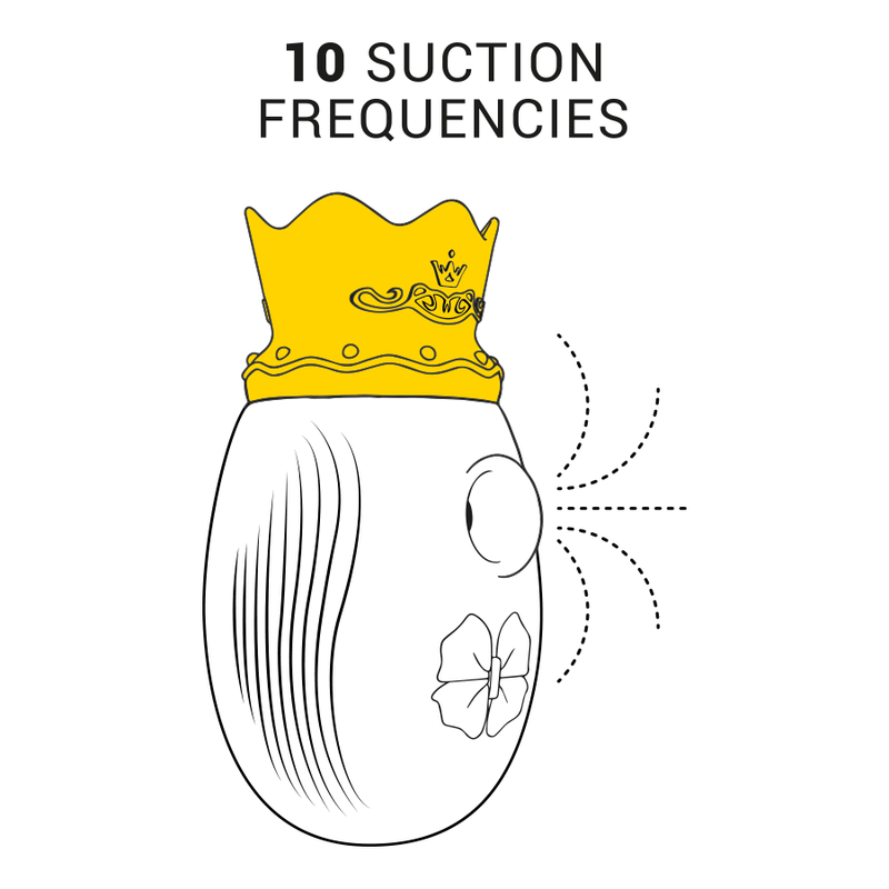 INTENSE - STIMULATEUR DE CLITORIS 10 MODES D'ASPIRATION ET DE LÉCHAGE - BLEU – Image 5