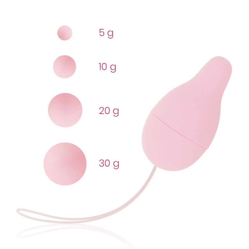 OHMAMA - SISTEMA DI PESO KEGEL PER SVILUPPATORE DEL PAVIMENTO PELVICO - immagine 2