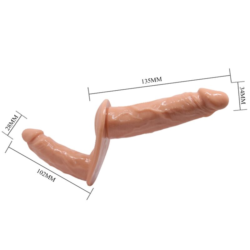 BAILE - ULTRA APAIXONADO DILDOS DUPLOS COM ARNÊS - Image 2