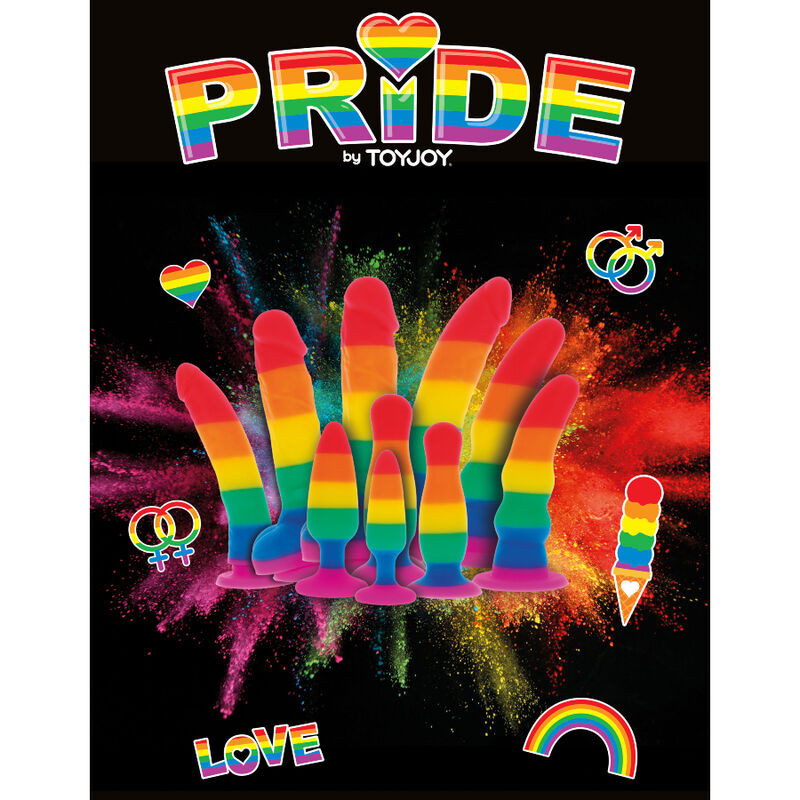 PRIDE - DILDO WAVE BANDERA LGBT 17 CM - Imagen 3