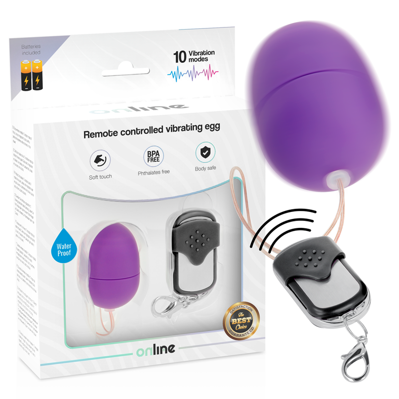ONLINE - OEUF VIBRANT TÉLÉCOMMANDE S LILAS – Image 4