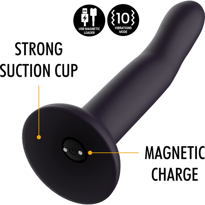 MYTHOLOGY - DUMAN MYSTIC DILDO M - VIBRATEUR COMPATIBLE AVEC LA TECHNOLOGIE SANS FIL WATCHME – Image 3