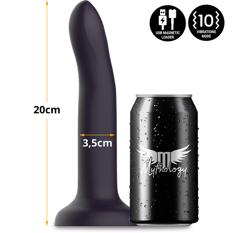 MYTHOLOGY - DUMAN MYSTIC DILDO L - VIBRATORE COMPATIBILE CON TECNOLOGIA WIRELESS WATCHME - immagine 5