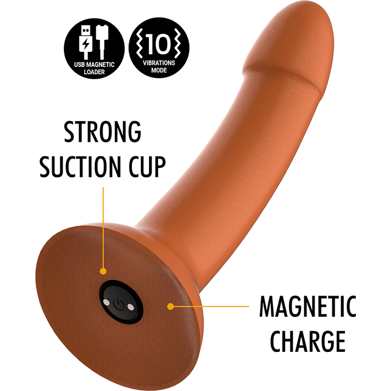 MYTHOLOGY - RUNE ROYAL DILDO M - VIBRATEUR WATCHME TECHNOLOGIE SANS FIL COMPATIBLE – Image 8