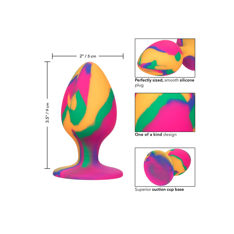 CALEXOTICS - CHEEKY GRAND PLUG ANAL TIE-DYE – Image 3