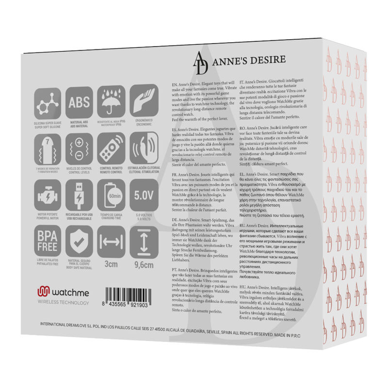 ANNE'S DESIRE - PANTY PLEASURE TECNOLOG A WATCHME PRETO - Image 14