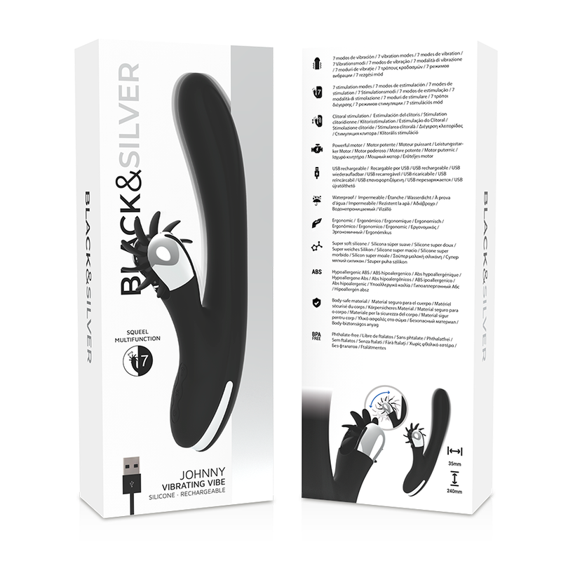 BLACK&SILVER - VIBRAÇÃO VIBRANTE BUNNY JOHNNY - Image 4