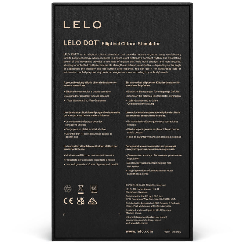 LELO - STIMULATEUR DE CLITORIS DOT - LILAS – Image 3