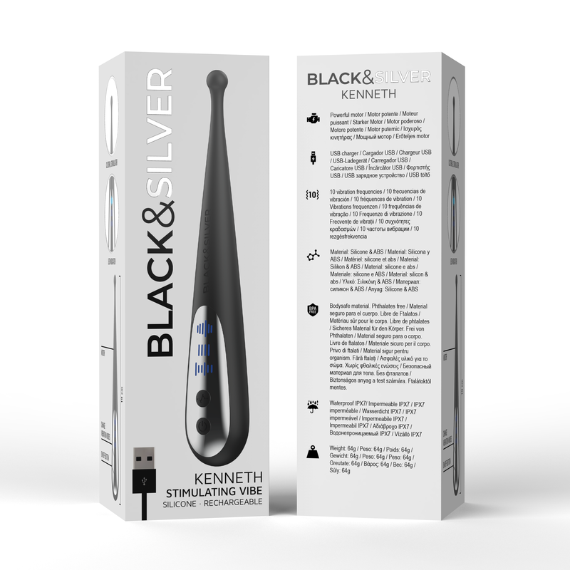 BLACK&SILVER - KENNETH STIMULATING VIBE - Imagen 6