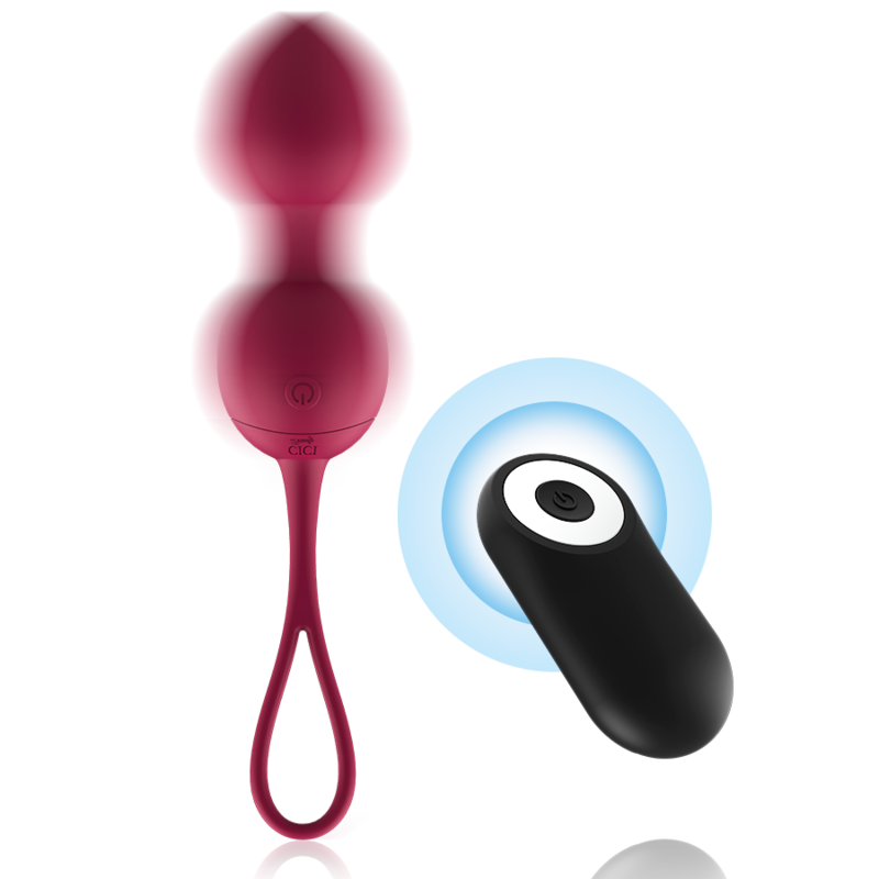 CICI BEAUTY - CONTROLE REMOTO PREMIUM SILICONE 3 VIBRANTES KEGEL BEADS - Image 4