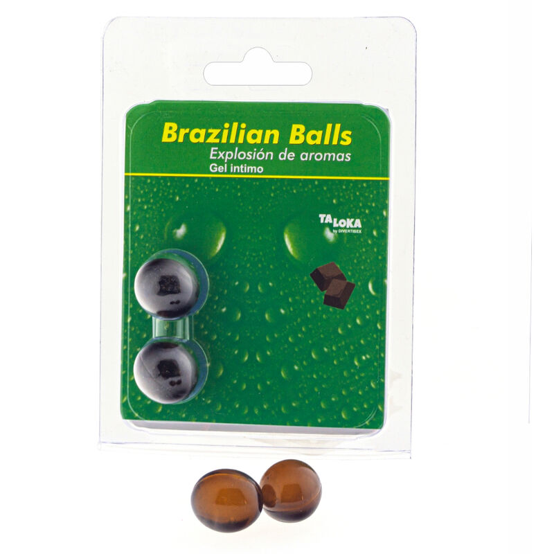 TALOKA - 2 SFERE BRASILIANE GEL INTIMO AL CIOCCOLATO - immagine 2