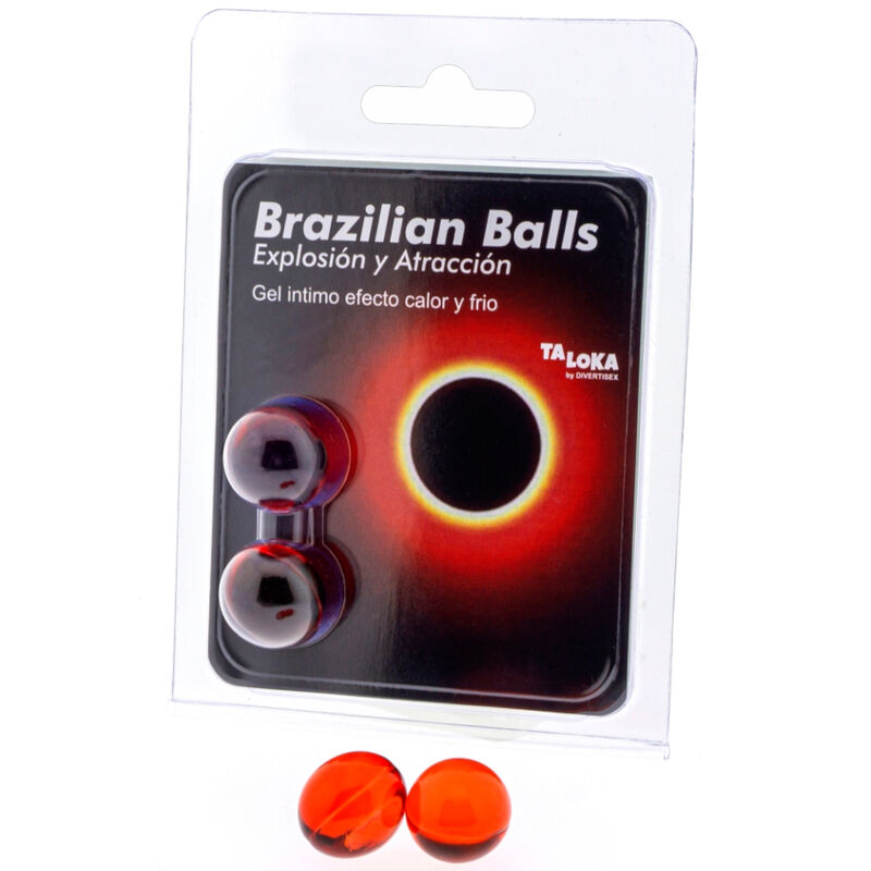 TALOKA - 2 BOULES BRÉSILIENNES GEL EXCITANT EFFET CHAUD & FROID – Image 2