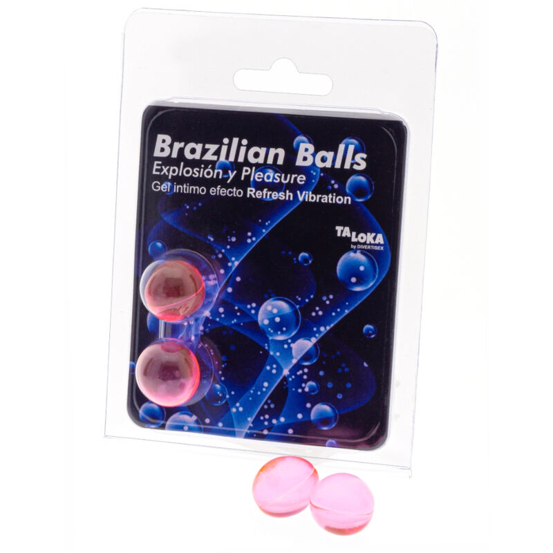 TALOKA - 2 BALLES BRÉSILIENNES REFRESH EFFET VIBRANT GEL EXCITANT – Image 2