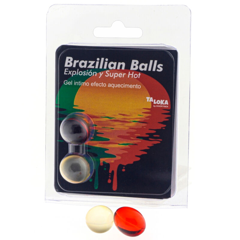 TALOKA - 2 BOLAS BRASILEIRAS GEL EMOCIONANTE SUPER QUENTE EFEITO - Image 2