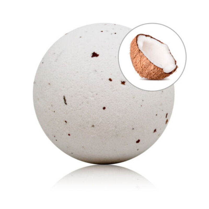 TALOKA - BOMBE DE BAIN PARFUMÉE NOIX DE COCO ET PÉTALES DE ROSE – Image 2
