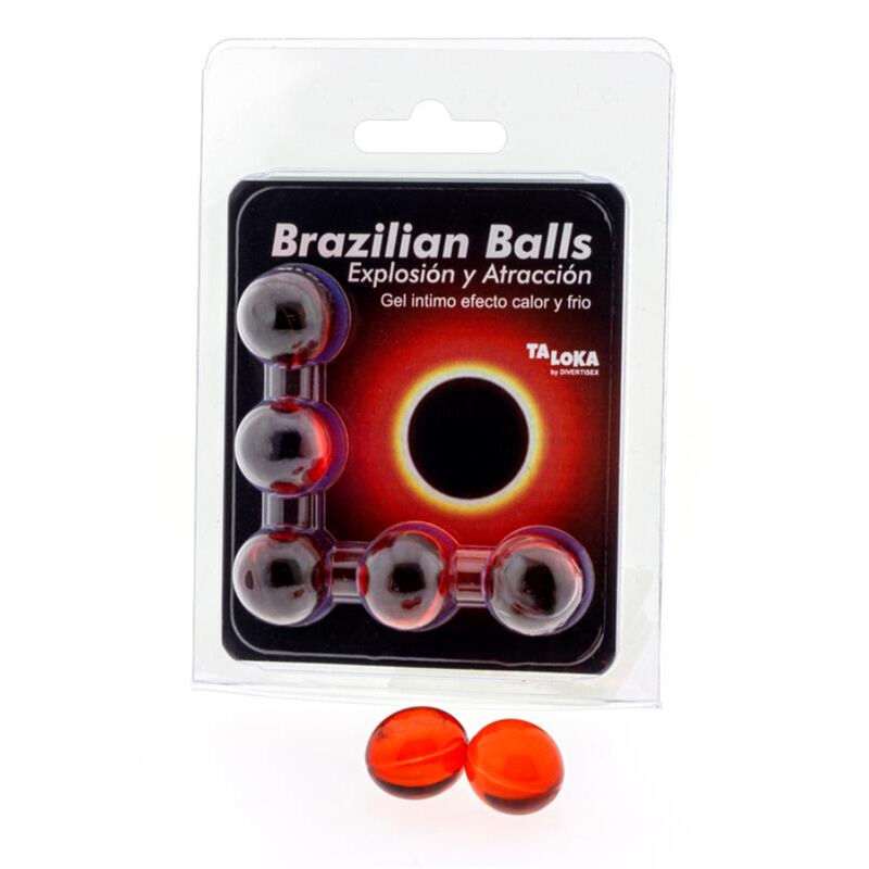 TALOKA - 5 BOULES BRÉSILIENNES GEL EXCITANT EFFET CHAUD & FROID – Image 2