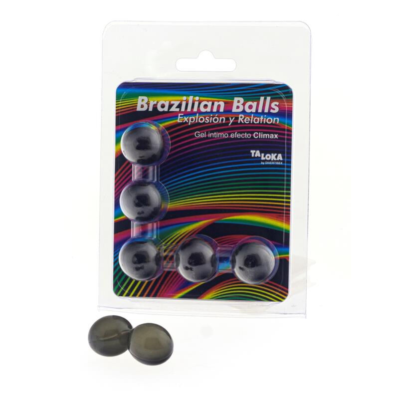 TALOKA - 5 BOULES BRÉSILIENNES GEL EXCITANT EFFET CLIMAX – Image 2