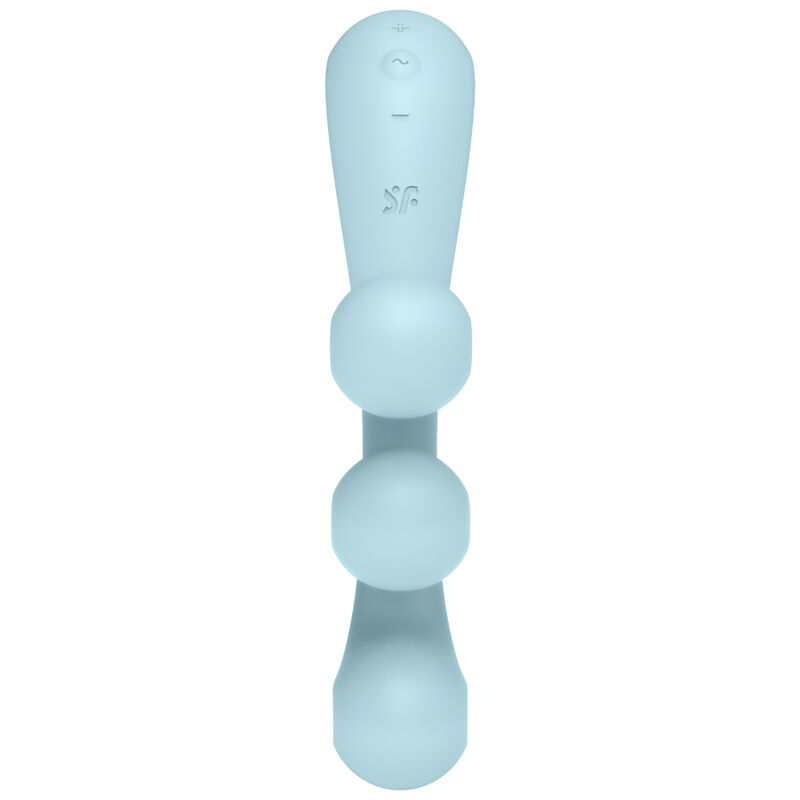 SATISFYER - VIBRATEUR MULTI TRI BALL 2 BLEU – Image 4