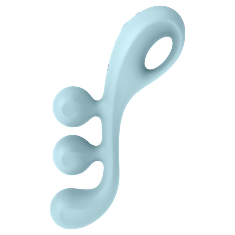 SATISFYER - VIBRATEUR MULTI TRI BALL 2 BLEU – Image 2