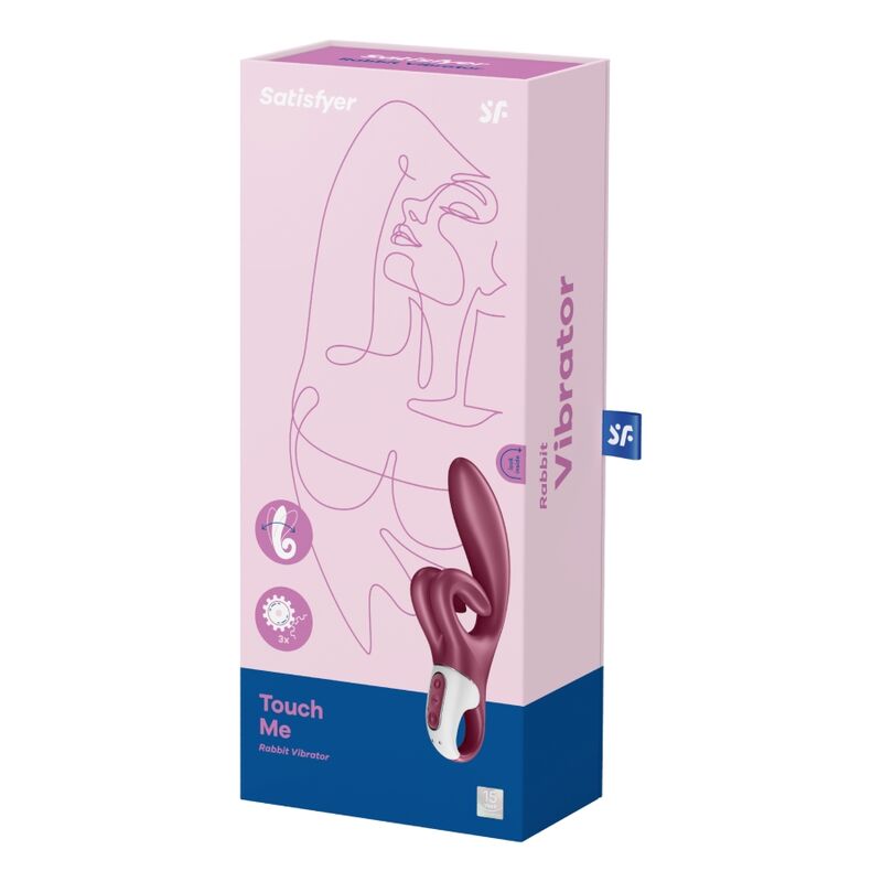 SATISFYER - VIBRATION DE LAPIN TOUCH ME ROUGE – Image 4